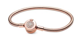 Pulsera Cadena de Serpiente Rose Gold PANDORA Talla 19,20