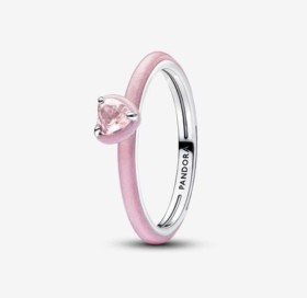Anillo Corazón Chakra Rosa Talla 6,7,8,9