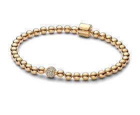 Pulsera PANDORA con Cuencas & Pavé 