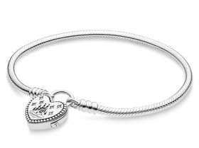 Pulsera Cadena De Serpiente Castillo De Disney PANDORAS Talla 18